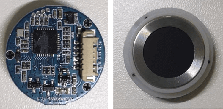 半導(dǎo)體指紋模塊實(shí)物拍攝圖